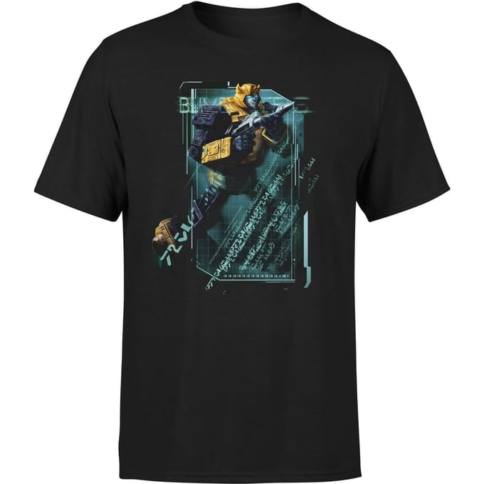 Transformers Bumble Bee Tech Unisex T-Shirt - Zwart - S