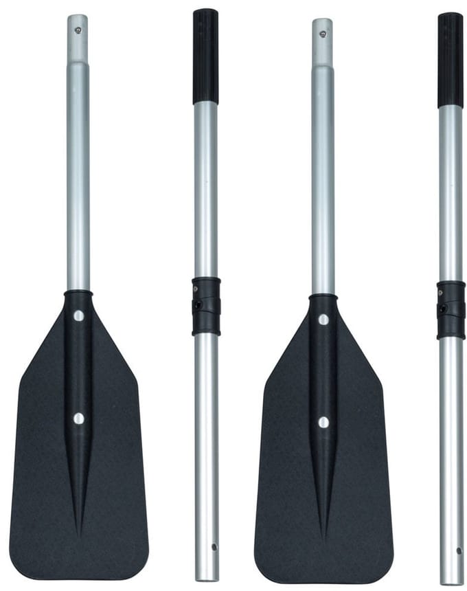 HIBO Rubberboot Peddels Set Zwart