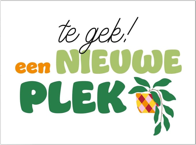 Kaart - Te gek een nieuwe plek - Eyecandy - EC10-F