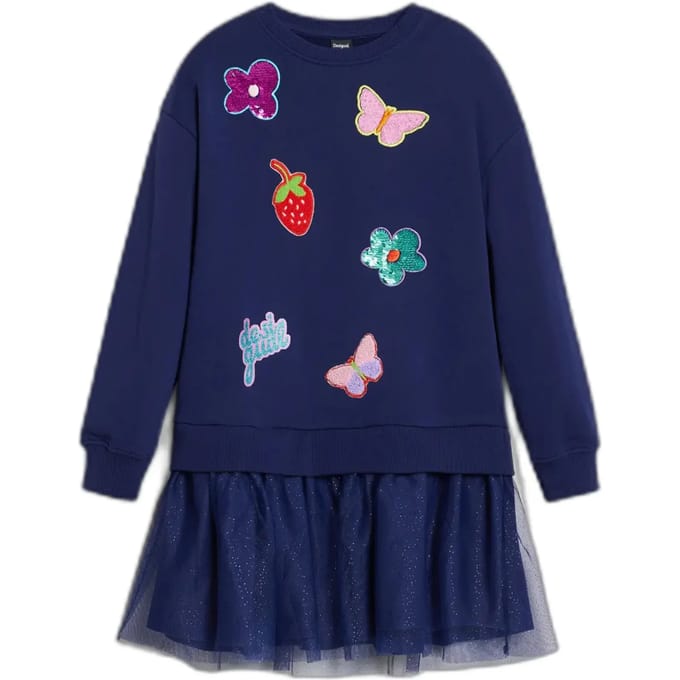 Meisjesjurk Desigual Stickers