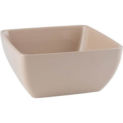 GGM Gastro (6 Stück) Schale - PURE - Melamin - 1,5 Liter - eckig - Beige