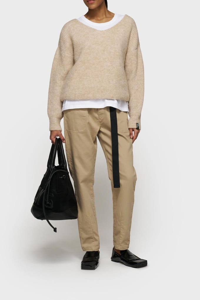10DAYS Belted Pants Earth Größe: S | Chinos Outlet | Damen | Braun