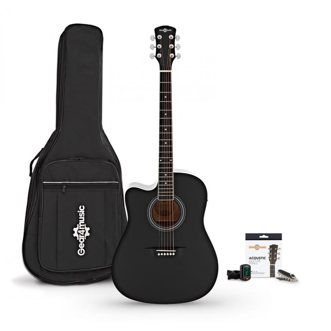 Dreadnought (LH) Elektro-akoestische Gitaar & Accessoires, Zwart