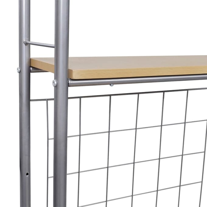 vidaXL - Ontbijttafelset - met - twee - stoelen - (inklapbaar)