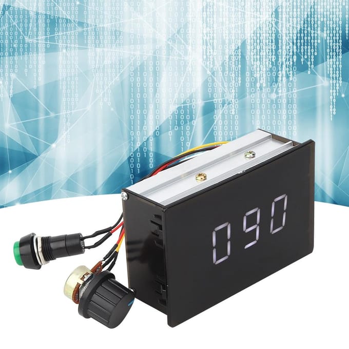 30A DC Motor Snelheidsregelaar 6V 12V 24V 48V Digitaal Display Regulator Controller Schakelaar