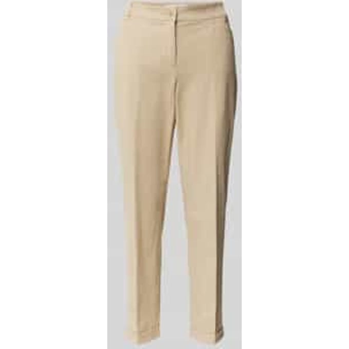 Regular fit chino met verkort model