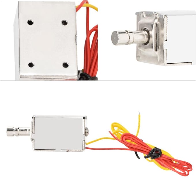 DC 12V Elektromagnetisch Slot Micro Elektrisch Slot Kast Lade Deurslot yellow