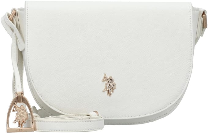 U.S. POLO ASSN. Schoudertas Jones Flap Crossbody Bag Cream White Crème