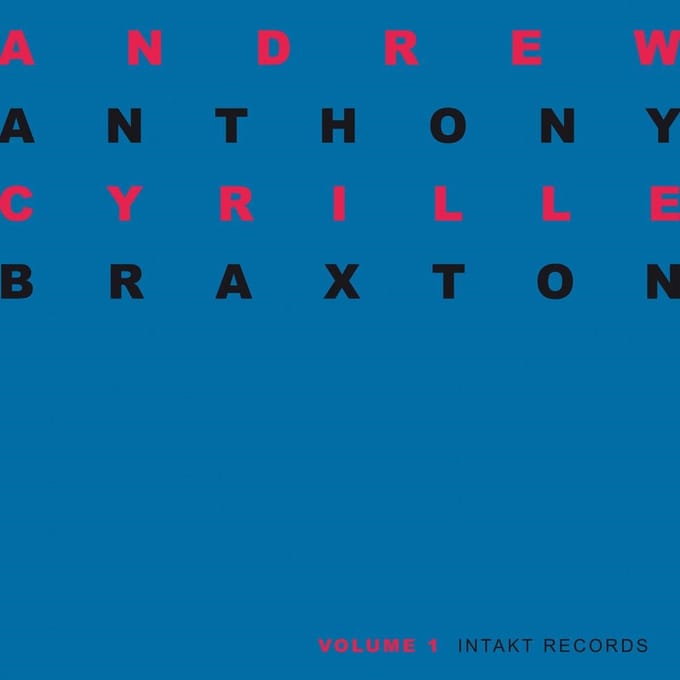 Andrew Cyrille & Anthony Braxton - Duo Palindrome 2002 Volume 1 (CD)