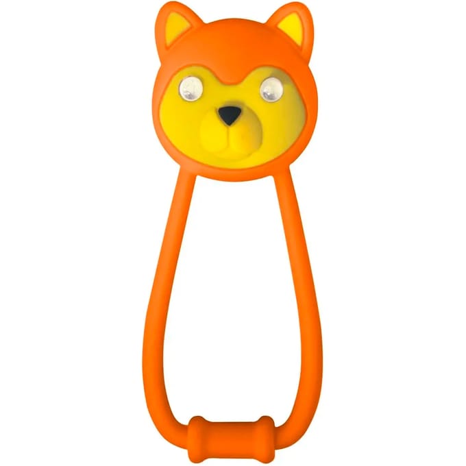 KELLYS TEDDY Fietslamp Voor - Schattig en Veilig Oranje Design