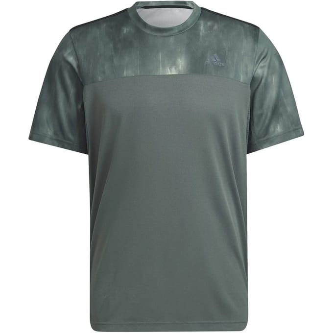 Trainingsshirt met krijtprint adidas Aeroready