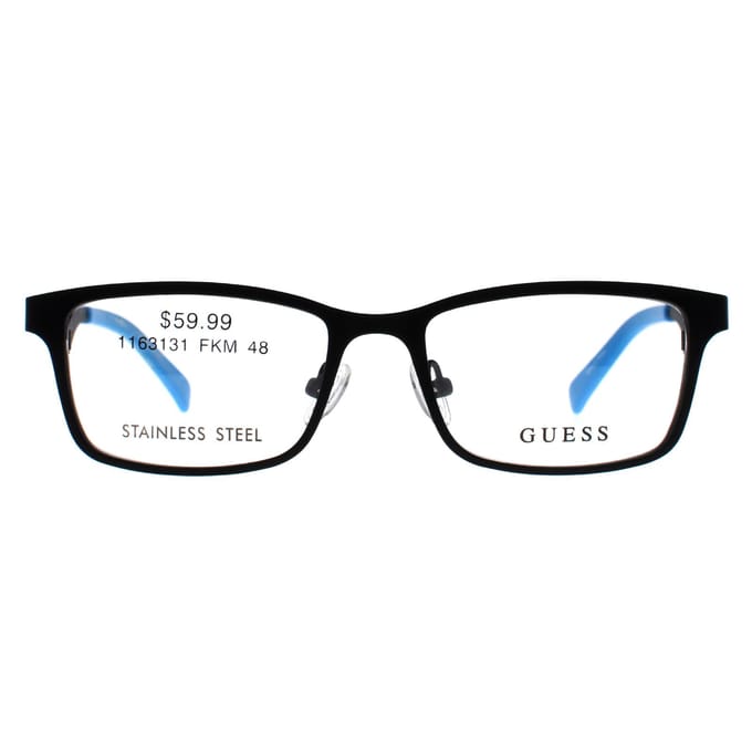 Guess GU9143-3 002 matzwart brilmontuur