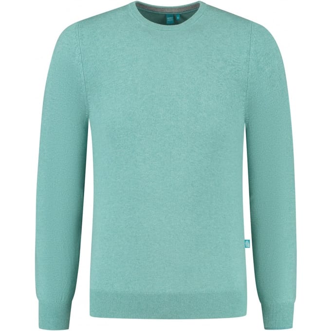 District Indigo Crewneck Pullover Aqua (7.31.500.550 - 019)