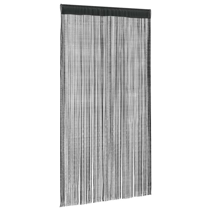 vidaXL - Draadgordijnen - 2 - st - 140x250 - cm - zwart