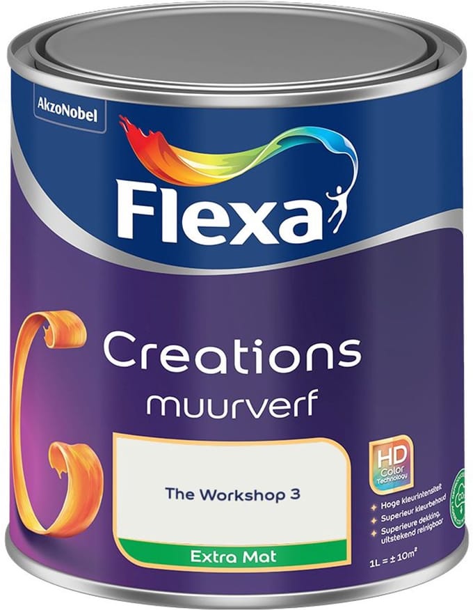 Flexa - Creations Muurverf Extra Mat - The Workshop 3 - Mengverf - 1 L