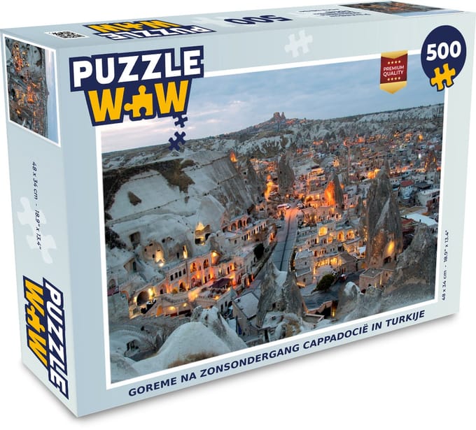 Puzzel Lichten - Cappadocië - Turkije - Legpuzzel - Puzzel 500 stukjes
