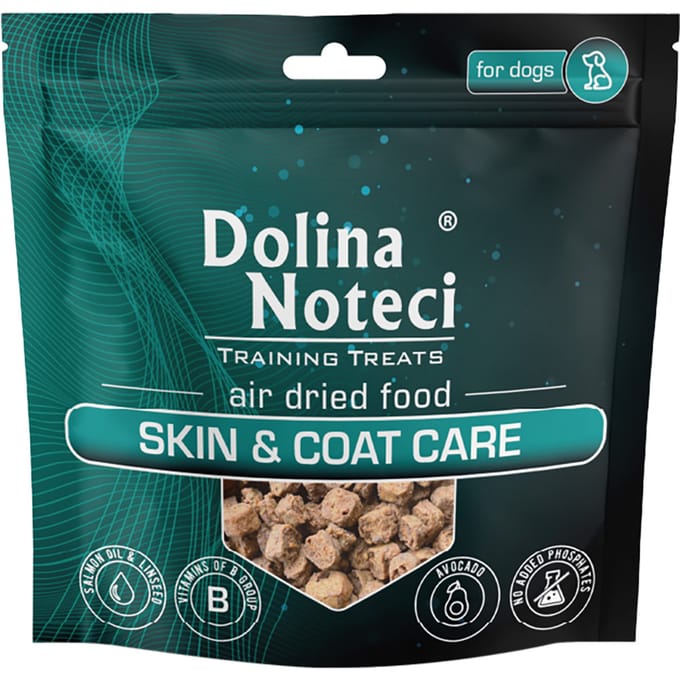 Voordeelpakket: 3x130g Dolina Noteci trainingssnacks huid & vacht hondensnacks