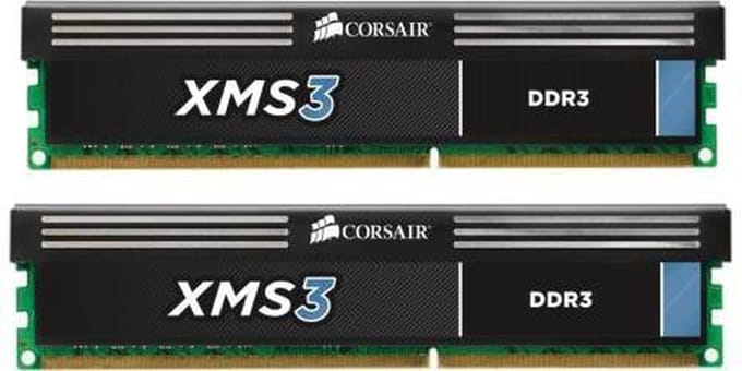 Corsair XMS3 8GB DDR3 1600MHz (2 x 4 GB)