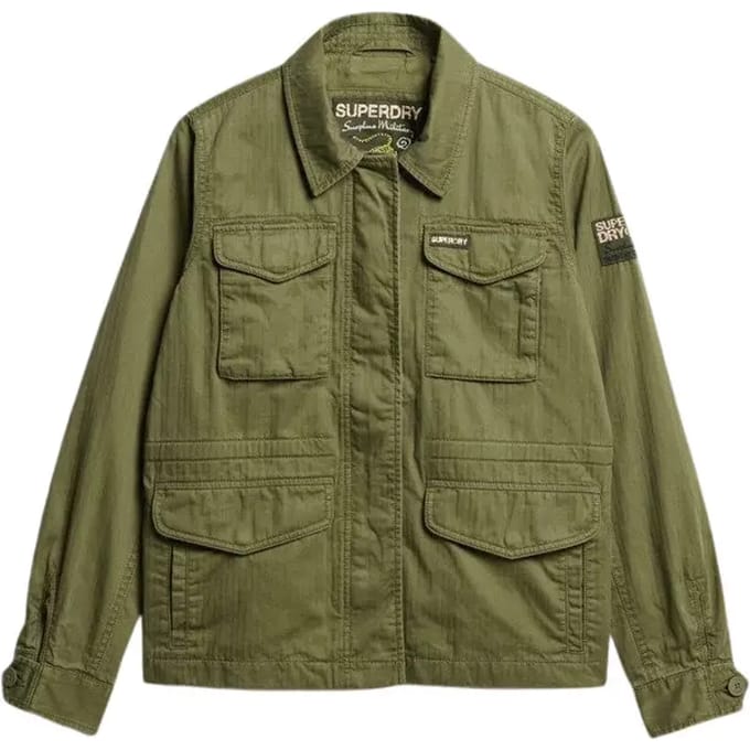 Dames militaire parka met voering Superdry M65