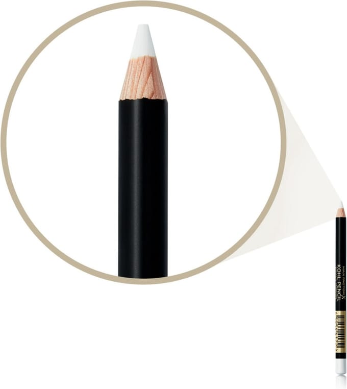 Max Factor Masterpiece Kohl Oogpotlood 010 White - 3 x - Voordeelverpakking