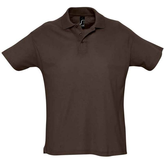 SOLS Heren Zomer II Poloshirt (Chocolade)