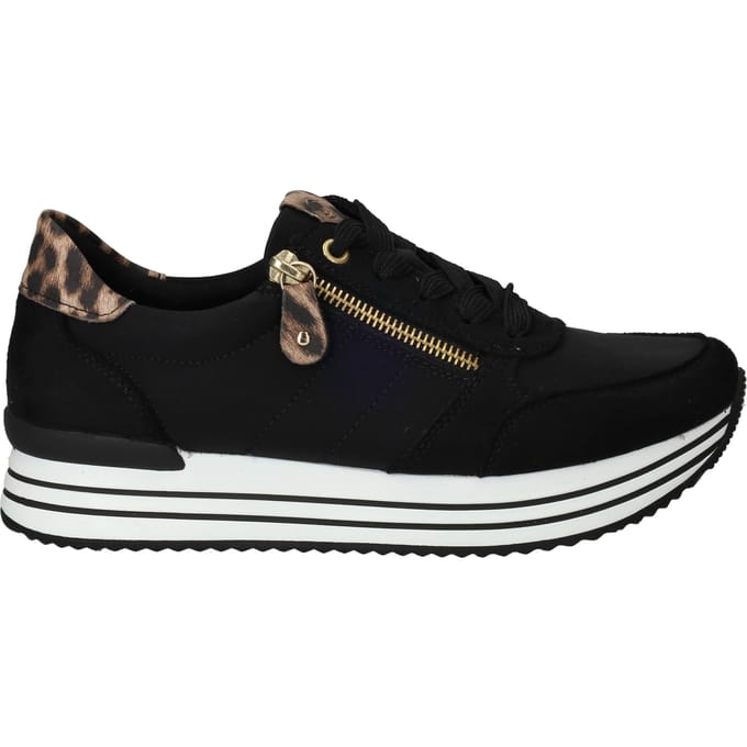 Remonte Sneakers - Dames - Zwart - Maat:37