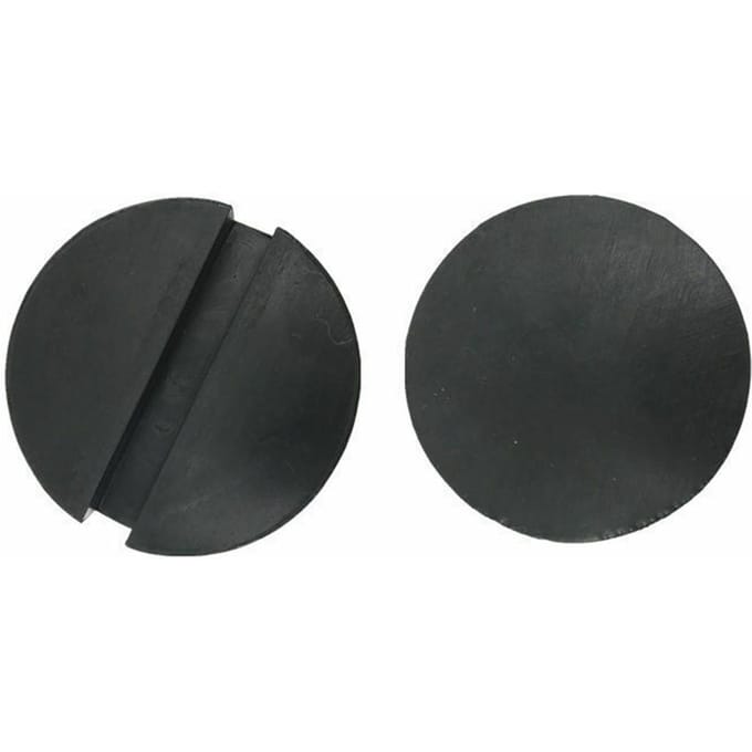 2× Sleufrail Vloer Jack Schijf Rubber Pad Adapter voor Pinch Weld Side JACKPAD black