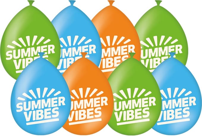 Hawaii Ballonnen - Summer Vibes - 8 stuks