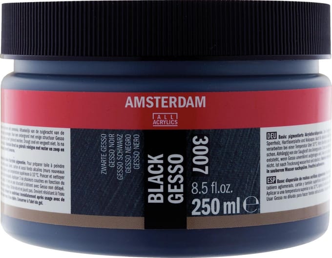Royal Talens Gesso 007 Zwart 250 ml