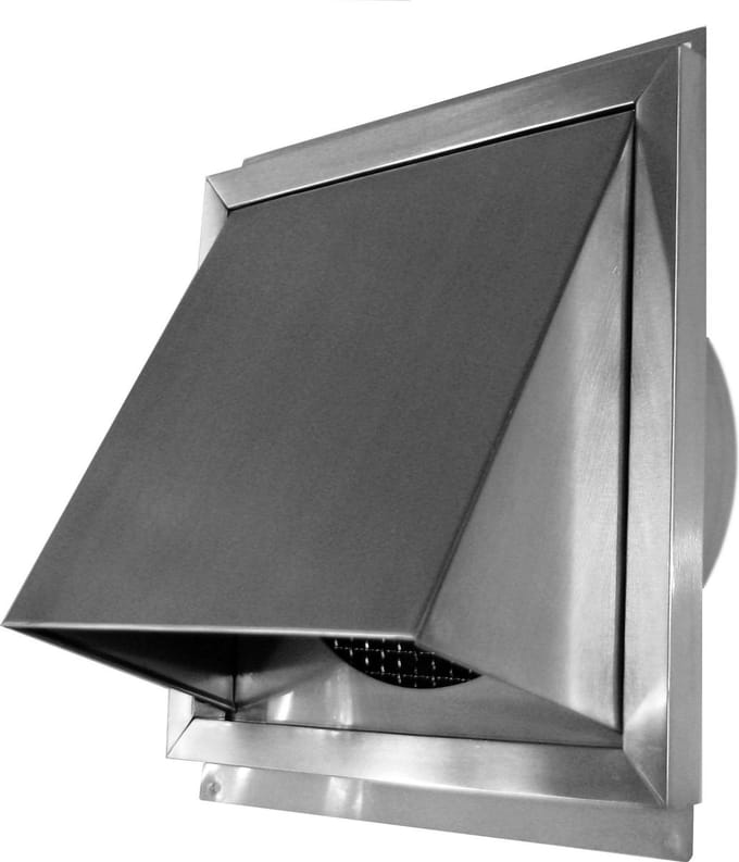Paneir Airdesigns - RVS WTW-rooster Ø 200 mm - afvoer & toevoer - geborsteld RVS