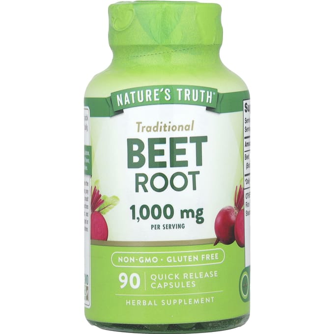 Bietenwortel, 90 Sneloplosbare Capsules (500 mg per capsule)