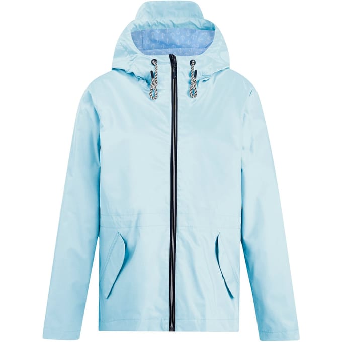 Regatta Dames Bayletta Grid Distress Waterdichte Jas (Skywash Blauw)