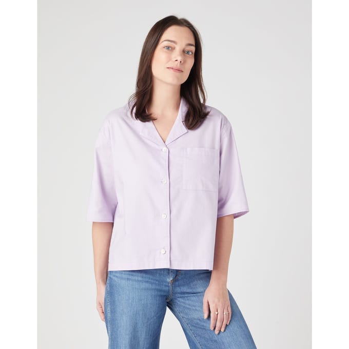 Wrangler - BLOUSE PASTEL VIOLET - S