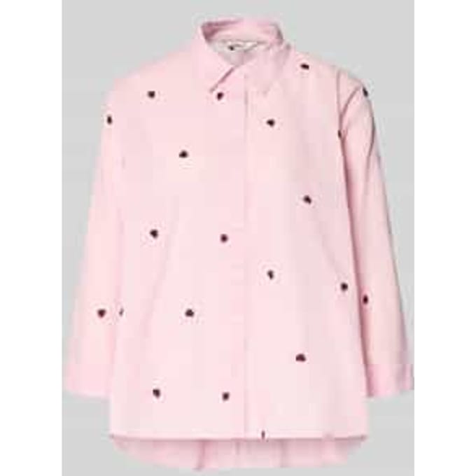 Relaxed fit overhemdblouse van puur katoen model 'NEW LINA GRACE'
