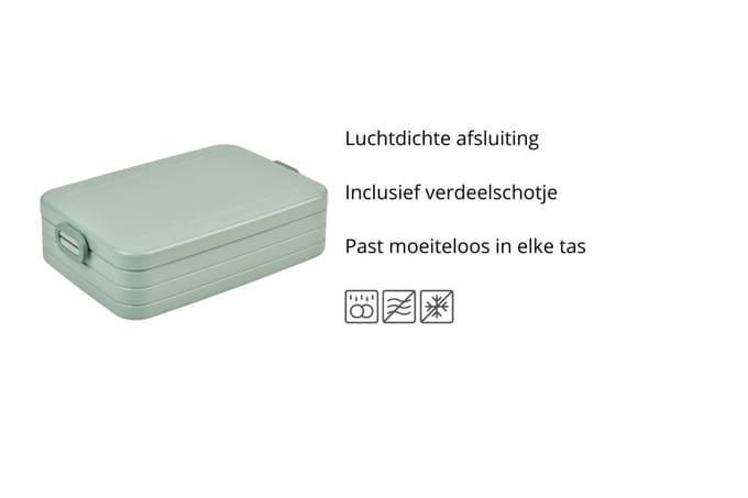 Mepal Lunchbox large – Broodtrommel – 8 boterhammen - Vivid blue