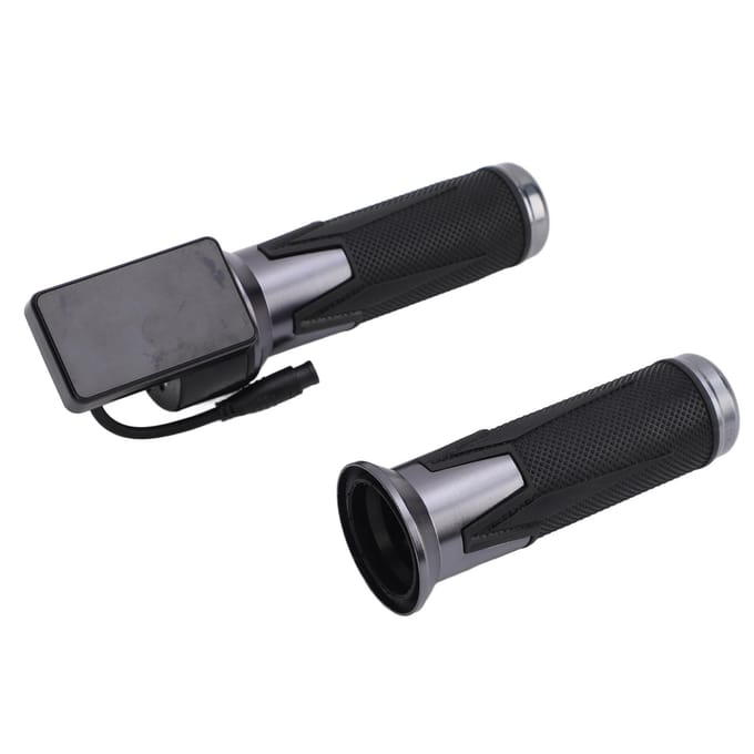 Elektrische Scooter Gashendel 48V Mg Legering Draaigashendel met Display 6 Pins Waterdicht black