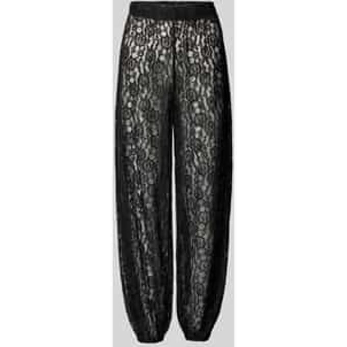 Wijdte broek in kantlook model 'BEA'