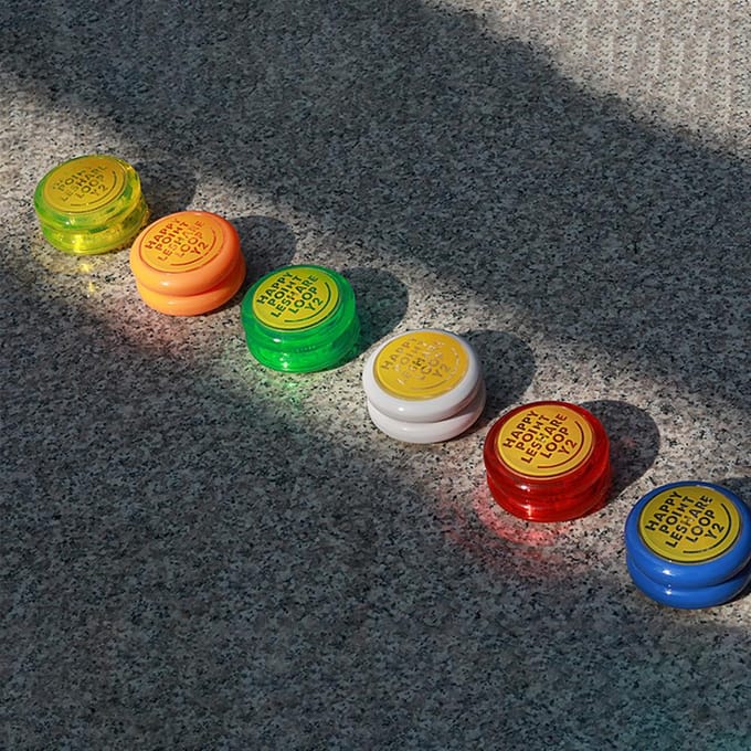 Responsieve Yoyo Bal Plastic Yo-yo voor Kinderen Beginners Vermaak rood