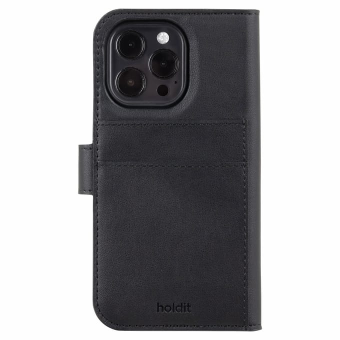 Wallet Case Magnet Black iPhone 16 Pro
