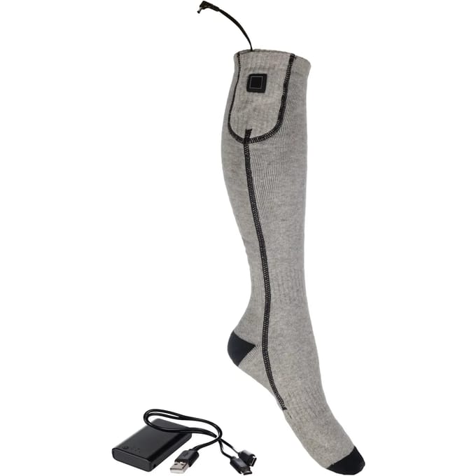 HKM VERWARMDE SOKKEN KEEP WARM STYLE Grijs