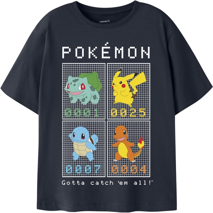 NAME IT - NKMJIS POKEMON SS NREG TOP BOX SKY - Jongens - T-shirts
