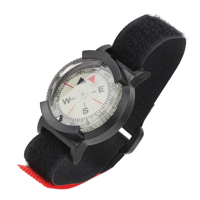 Duik Polskompas Hoge Nauwkeurigheid Gemakkelijk Afleesbaar Draagbaar Gloeiend in het Donker Kompas Horloge voor Buiten gray