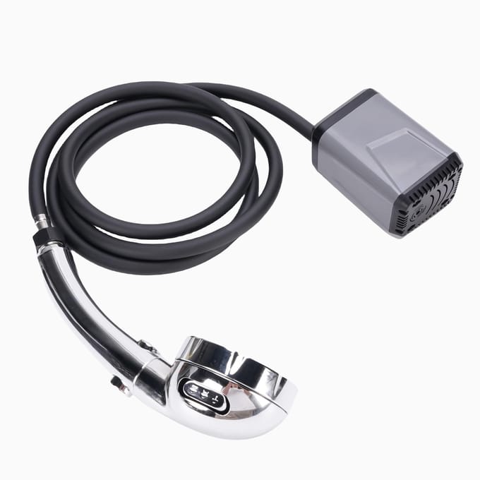 Draagbare Campingdouche Buiten Elektrische Douchepomp USB Oplaadbare Batterijgevoede Douche met black