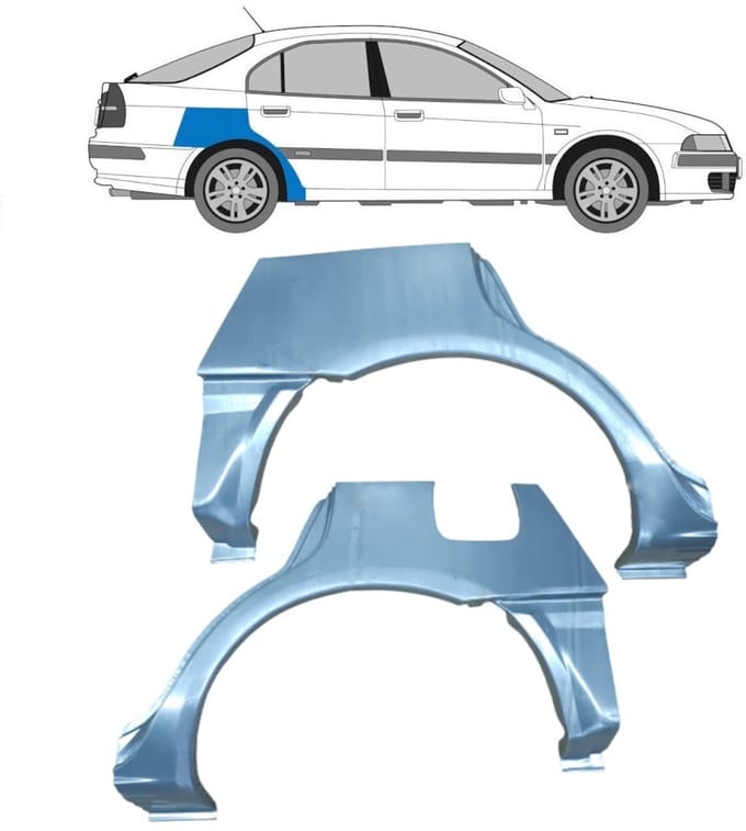 Reparatiepaneel achterspatbord voor Mitsubishi Carisma 1995-2004