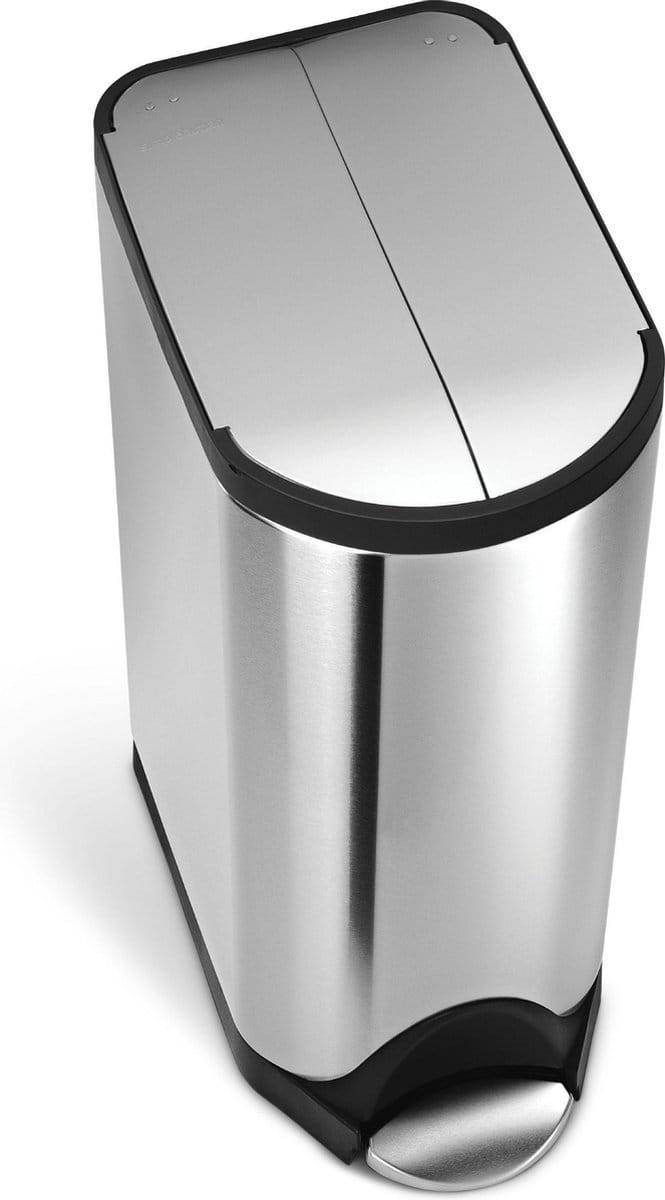 Simplehuman Butterfly Pedal Bin Brushed Stainless Steel - 30 L