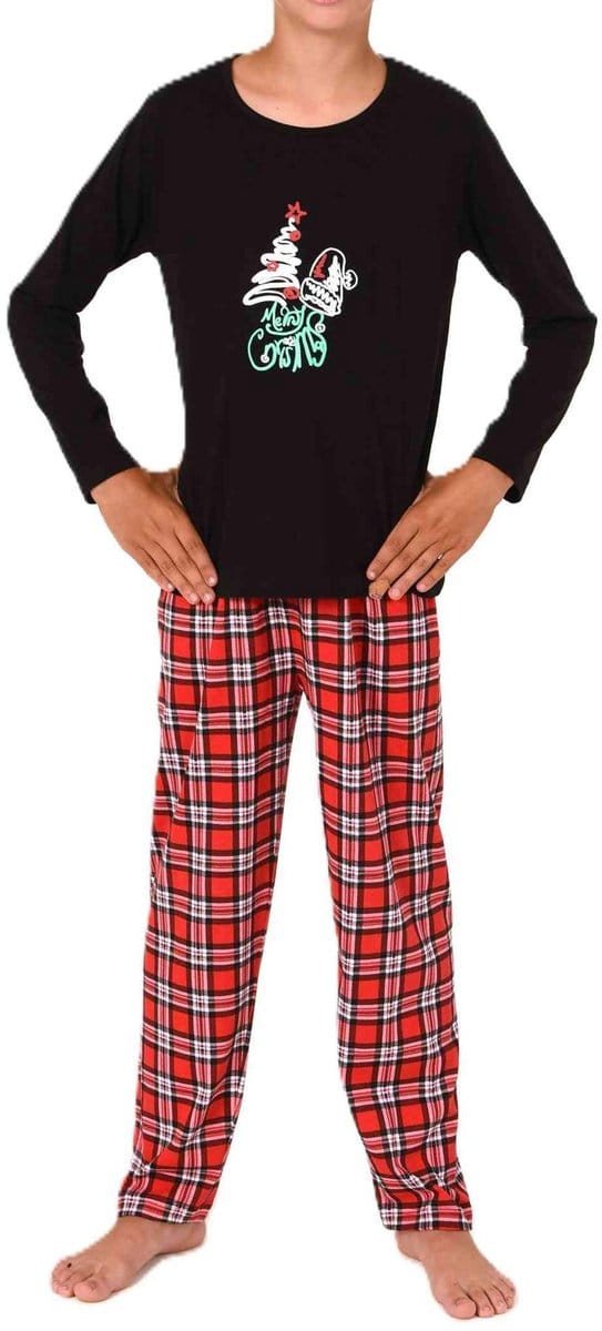 Kinderkerstpyjama met lange mouwen UNISEX pyjama met grappig rendiermotief