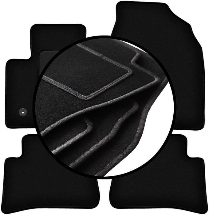 Complete set veloursmatten voor: Toyota C-HR crossover (2016-)