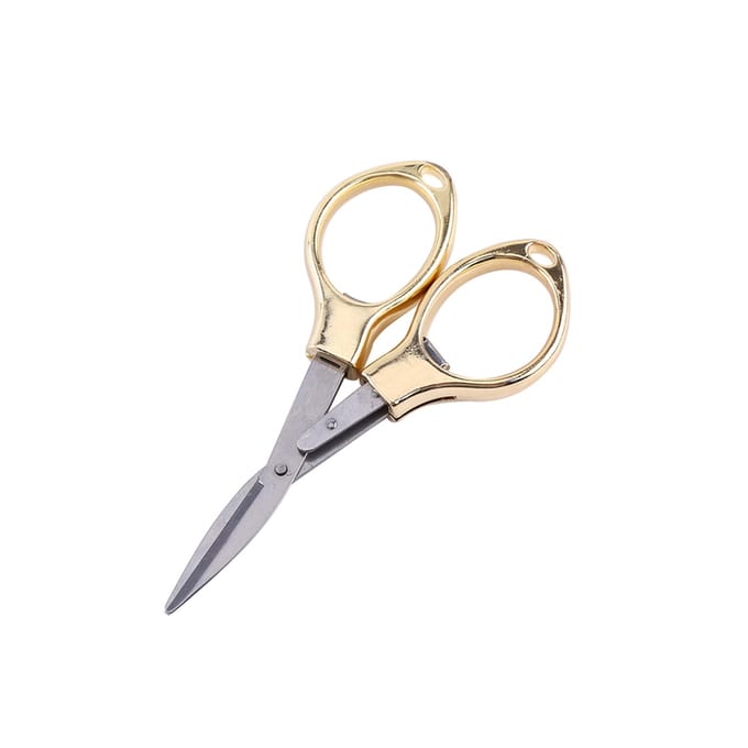 Mini RVS Opvouwbare Sleutelhanger Visschaar Blisterkaartverpakking(Splinter)