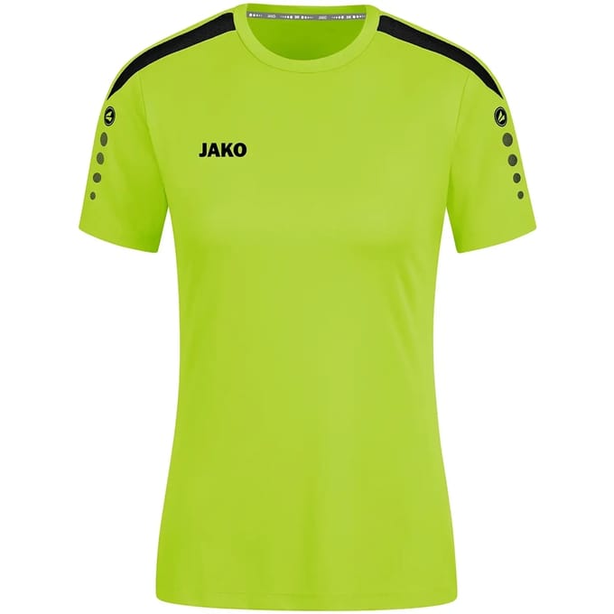Jako Power Shirt Korte Mouw Dames - Fluo Groen | Maat: 40