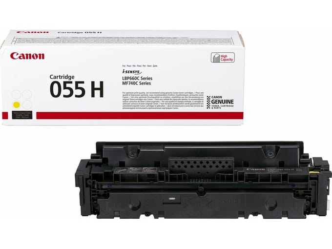 Canon 055H geel (Origineel Hoge Capaciteit)